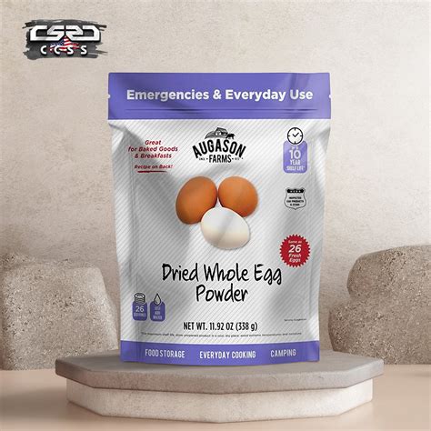 Dried Whole Egg Powder Augason Farms 1192 Oz 338 G
