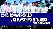 Oath Taking of Pasig City Councilors, Vice Mayor Iyo Bernardo and Cong ...
