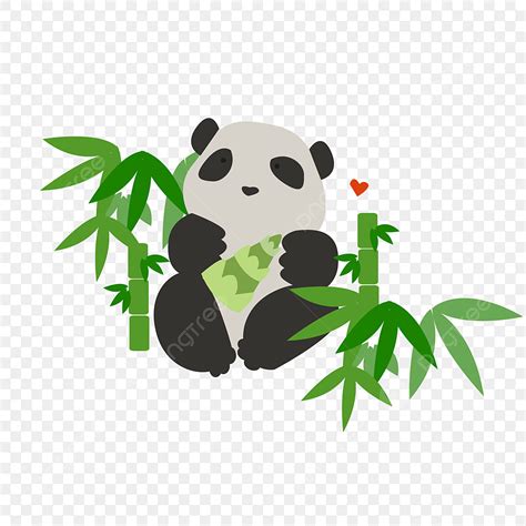 รูปvector Bamboo Bamboo Leaf Panda Png Eating Eat Bamboo