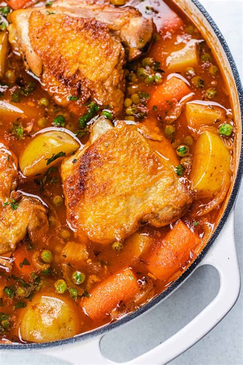 Easy Chicken Stew Recipe Chicken Casserole Nicky S Kitchen Sanctuary