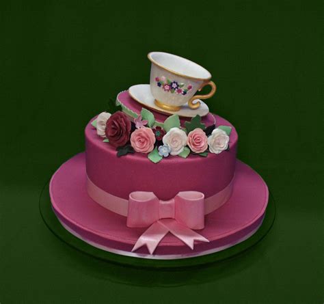 Confetti wedding cake | weddingbells. Ladies Hat And Teacup 90Th Birthday Cake - CakeCentral.com