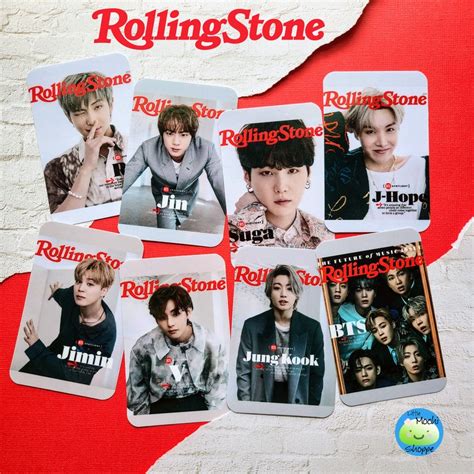 Bts Rolling Stone Cover Photocards Etsy