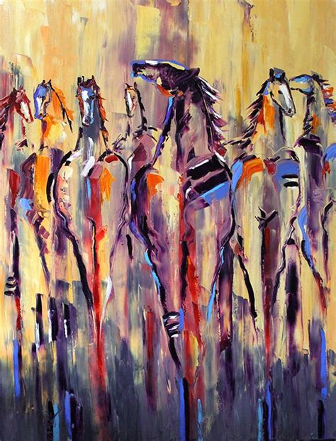 Painting Contemporary Horse Paintings Horse Painting