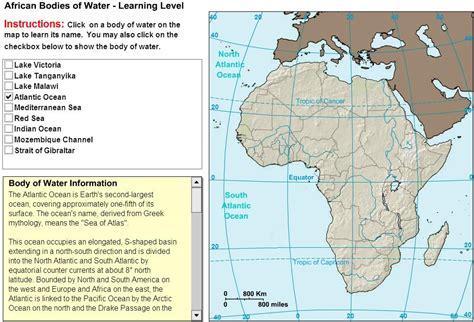 Africa Map Bodies Of Water Map Of Usa With Timezone