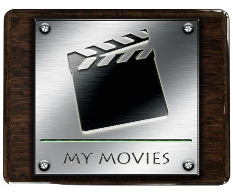 My Movies Icons Free Icons In Wood And Metal 1 Icon Search Engine
