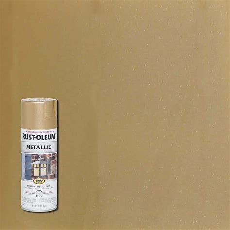 Rust Oleum Stops Rust 11 Oz Vintage Metallic Warm Gold Protective