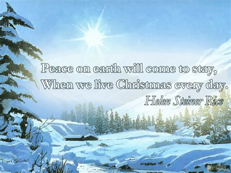 Christmas Quotes Peace Quotesgram