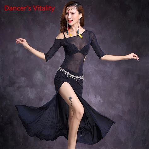 Buy Dancers Vitality 2017 New Arrival Bellydance Costumes Shoulder Back Empty