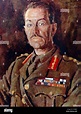Colour portrait of Harold Alexander, 1st Earl Alexander of Tunis (1891 ...