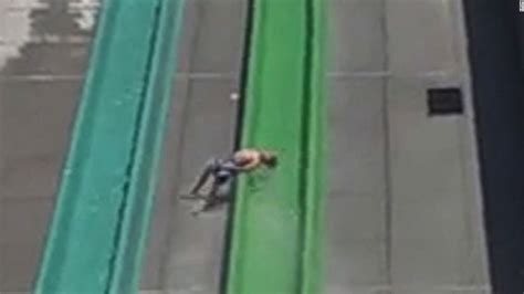 Video Shows Moment Babe Falls Off Water Slide CNN Video