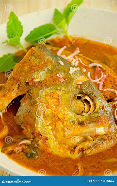 Fish Dish Called Asam Pedas Stock Image Image Of Giant Gourmet