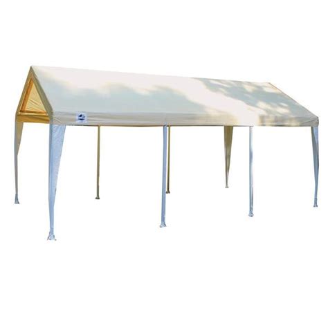King Canopy Universal 10 Ft X 20 Ft 8 Leg Canopy With Tanwhite Cover