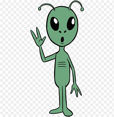 How To Draw Alien Draw An Alie Png Image With Transparent Background