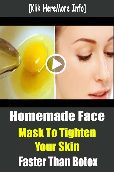 Homemade Face Mask To Tighten Your Skin Faster Than Botox