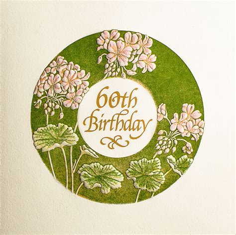 60th Birthday Card Happy 60th Birthday Card Gold Foil Bday Card