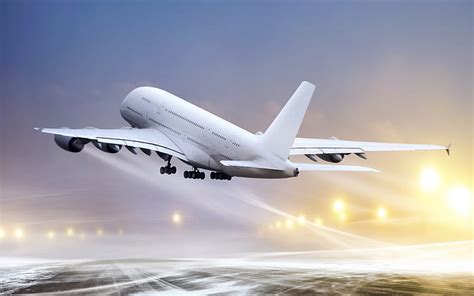 Hd Wallpaper Ready For Take Off Plane Airplane Flights Sky