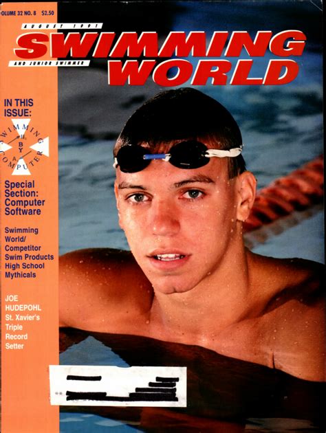 Swimming World Magazine August 1991 Issue