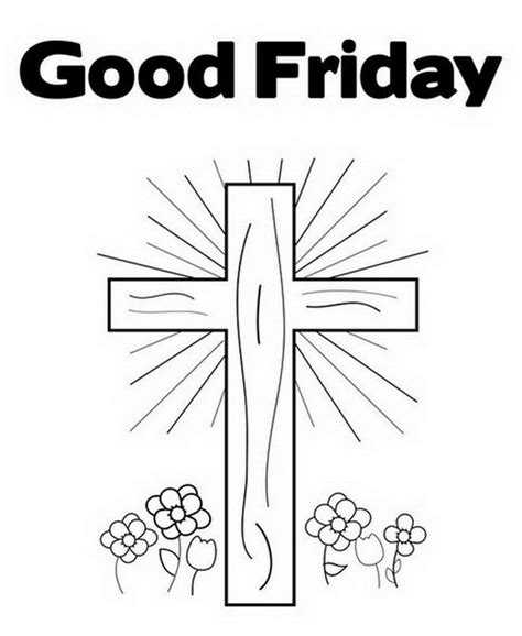 Good Friday Coloring Pages And Pintables For Kids