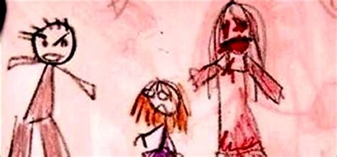 20 Dark And Creepy Drawings By Kids That Show Why You Shouldnt Mess With