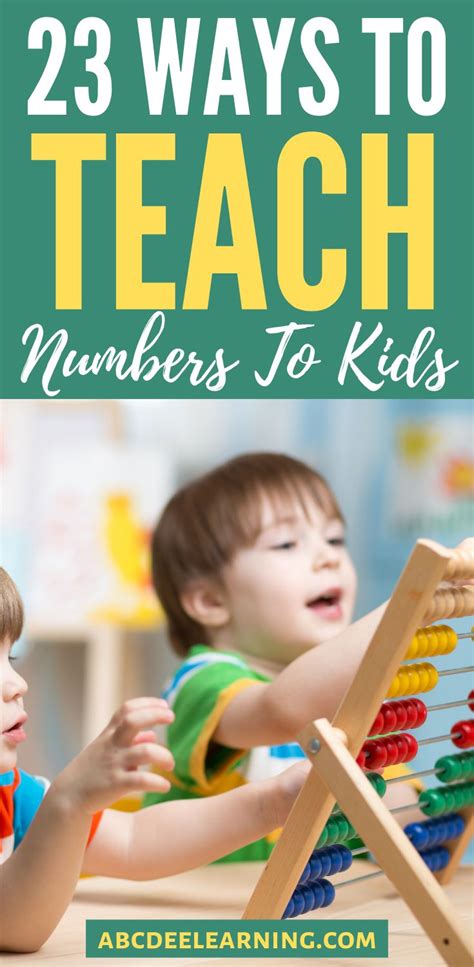 23 Ways To Teach Numbers To Kids Teaching Numbers Number Recognition