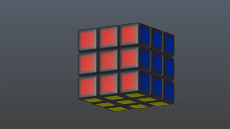 Rubiks Cube 3d Cgtrader