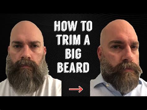 I hope you guys learned something. How To Trim A Big Beard - YouTube