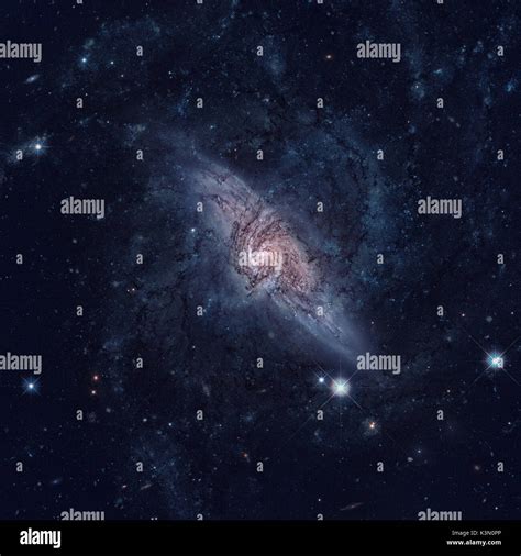 Ngc 3314 Is A Pair Of Overlapping Spiral Galaxies Between 117 And 140