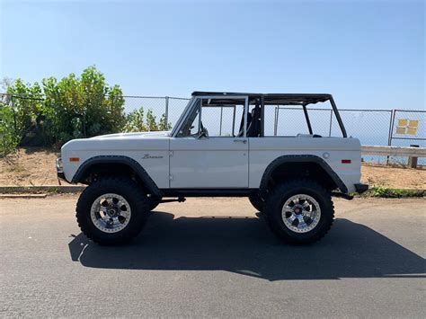 1972 White Ford Bronco Custom Classic Ford Bronco Restorations By