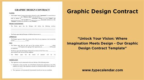 Free Printable Graphic Design Contract Templates Pdf Word