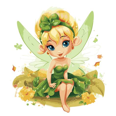 Tinkerbell Clipart Fairy Animation Twitkiy Fairy Cartoon Vector