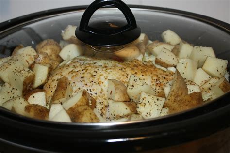 Crock Pot Roasted Whole Chicken With Vegetables Whole30 Approved