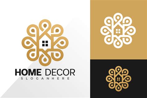 Home Decor Logo Vector Design Abstract Emblem Designs Concept Logos