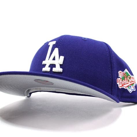 Los Angeles Dodgers 1988 World Serie New Era 59fifty Fitted Hat Gray