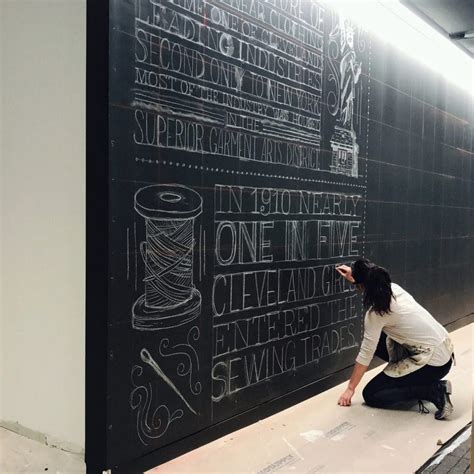 How To Create A Hand Lettering Mural Chalkboard Wall Art Sign