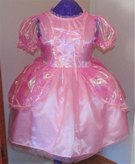 Princess Pink Adult Baby Sissy Dress Aunt D Sissy Maid Dresses Frilly