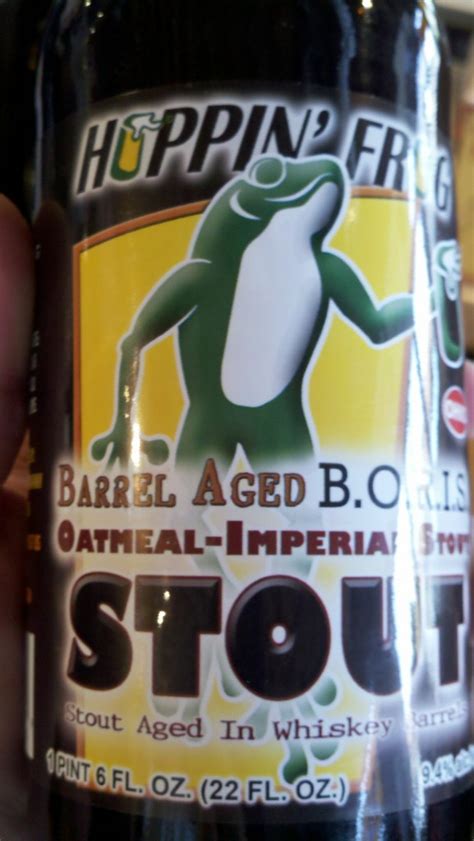 New Release Hoppin Frog Barrel Aged Boris Beer Street Journal