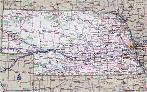 Printable Road Map Of Nebraska Free Printable Maps