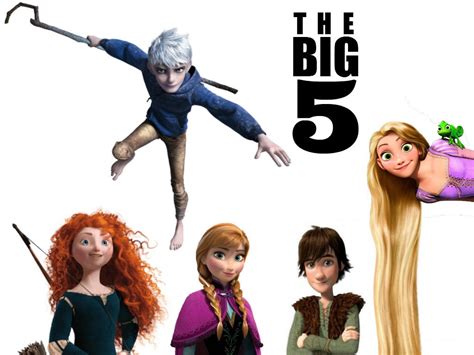 The Big Five Disneydreamworkspixar By Curlyfri12345 On Deviantart