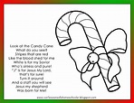 Legend Of The Candy Cane Printable Coloring Sheet