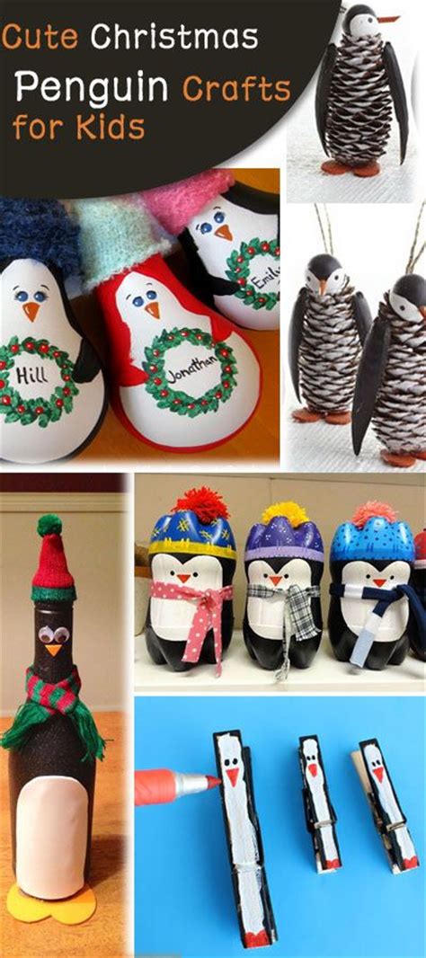 Cute Christmas Penguin Crafts For Kids Hative