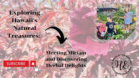 Exploring Hawaii's Natural Treasures Meeting Miriam and Discovering