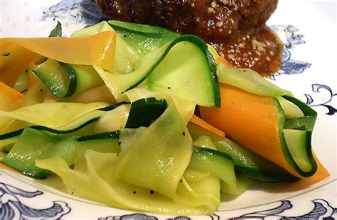 Ribboned Vegetables Lindas Low Carb Menus And Recipes