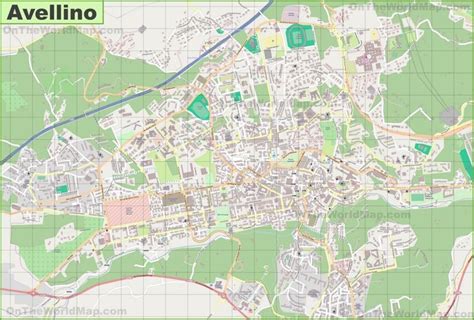 Avellino Italy Map