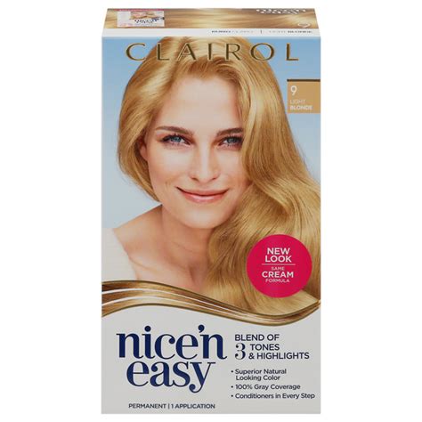 Save On Clairol Nice N Easy Natural Looking Permanent Hair Color Light