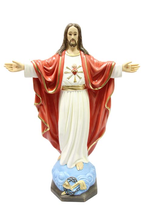 Buy 24 Blessing Sacred Heart Of Jesus Christ Italian Statue Sculpture