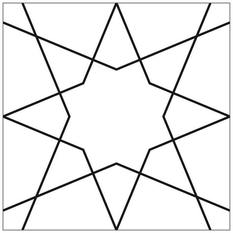 Easy Beginner Islamic Geometric Patterns