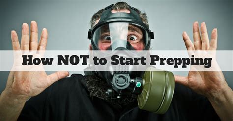 Start Prepping The Right Way Prepare With Foresight