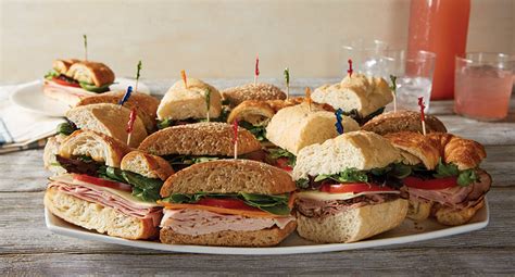 Buying guides tips & features. Sandwich Trays & Platers : Sandwich Catering Near Me
