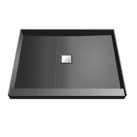 Wonder Drain 36 In X 36 In Single Threshold Shower Base With Center