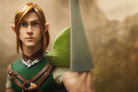 Prompthunt Link From The Legend Of Zelda Full Body Cinematic 3d